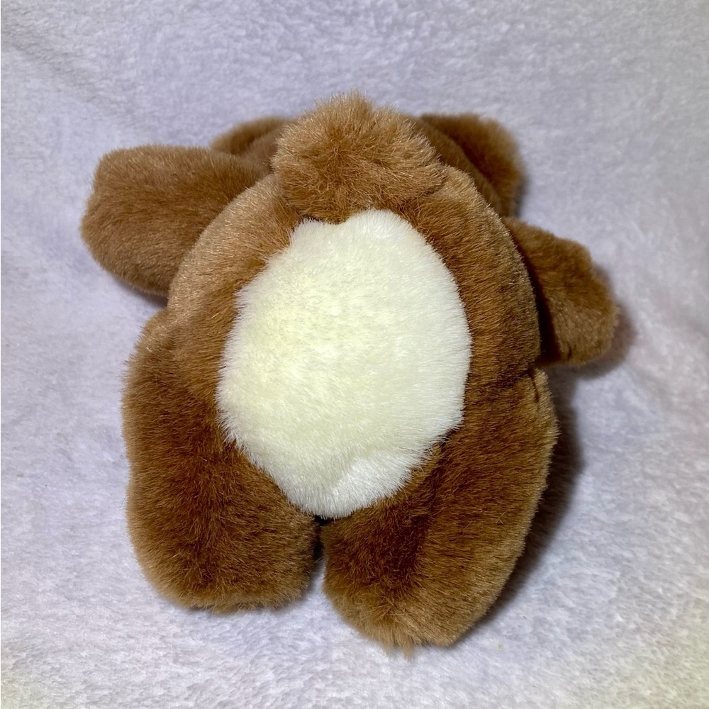 Vintage 1986 Gund Mini Teddy‎ Bear Brown with White Belly Plush 7" - Picture 6 of 6